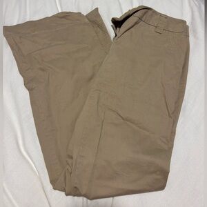 Manhattan Chino New York & Company Flare Leg Khaki Pants, Size 2
